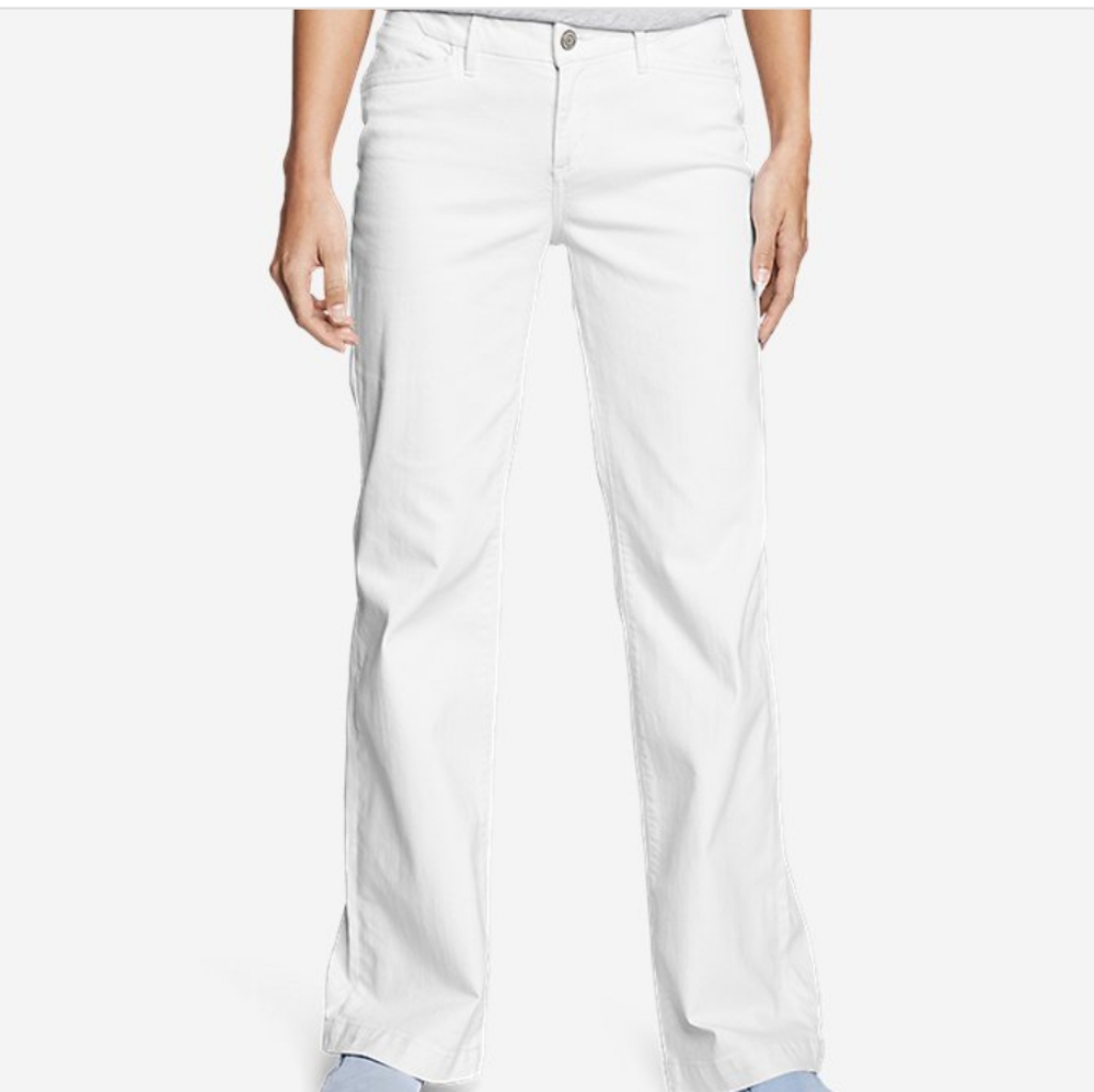 New- Eddie Bauer Curvy Denim Trousers